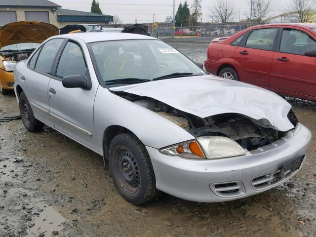 1G1JC524X27182267 - 2002 CHEVROLET CAVALIER B SILVER photo 1