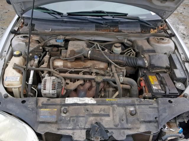 1G1JC524X27182267 - 2002 CHEVROLET CAVALIER B SILVER photo 7