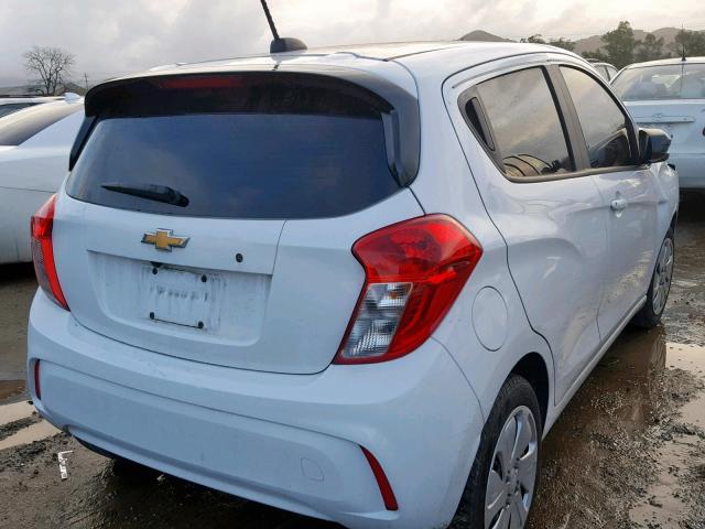 KL8CB6SAXHC751447 - 2017 CHEVROLET SPARK LS WHITE photo 4