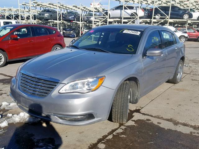 1C3CCBBB5DN763031 - 2013 CHRYSLER 200 TOURIN SILVER photo 2