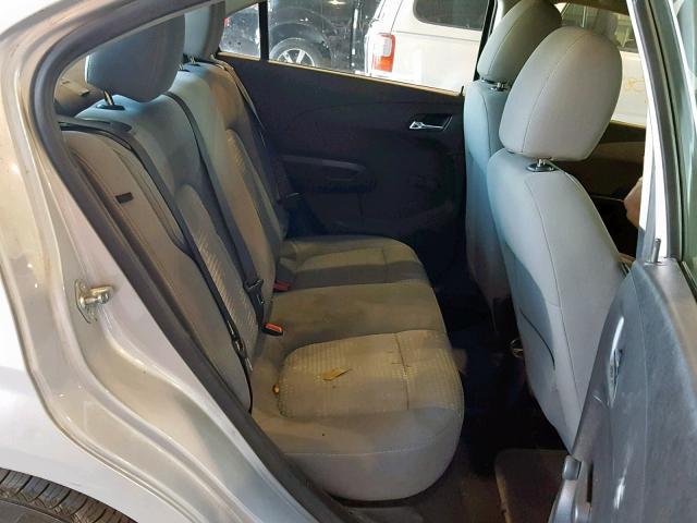 1G1JA5SH3C4133164 - 2012 CHEVROLET SONIC LS 银色 照片 6