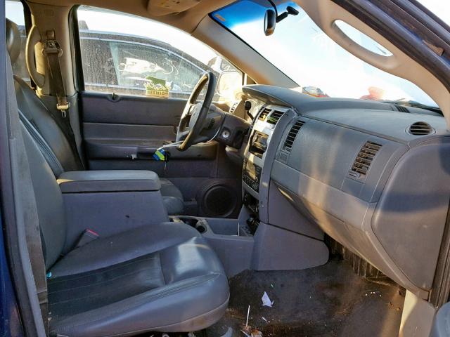 1D8HD58D44F171589 - 2004 DODGE DURANGO LI BLUE photo 5