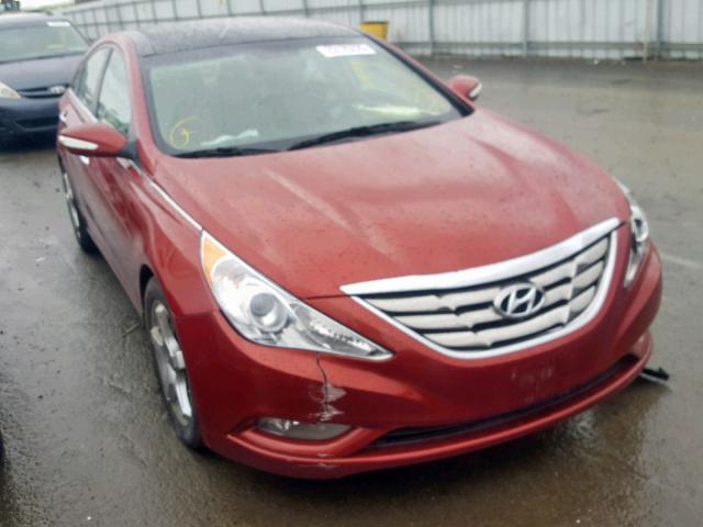 5NPEC4AC8CH365790 - 2012 HYUNDAI SONATA SE RED photo 1