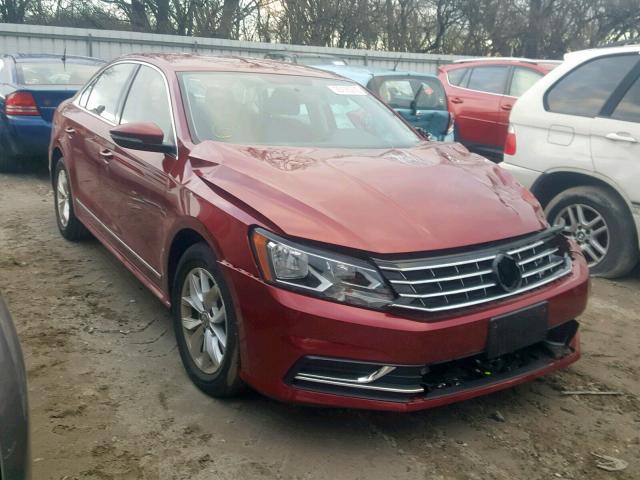 1VWAT7A35GC034132 - 2016 VOLKSWAGEN PASSAT S RED photo 1