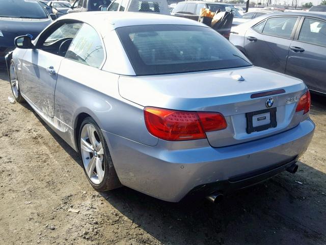 WBADX7C50BE242450 - 2011 BMW 335 I BLUE photo 3