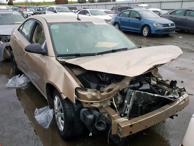 1G2ZF57BX84152547 - 2008 PONTIAC G6 VALUE L GOLD photo 1