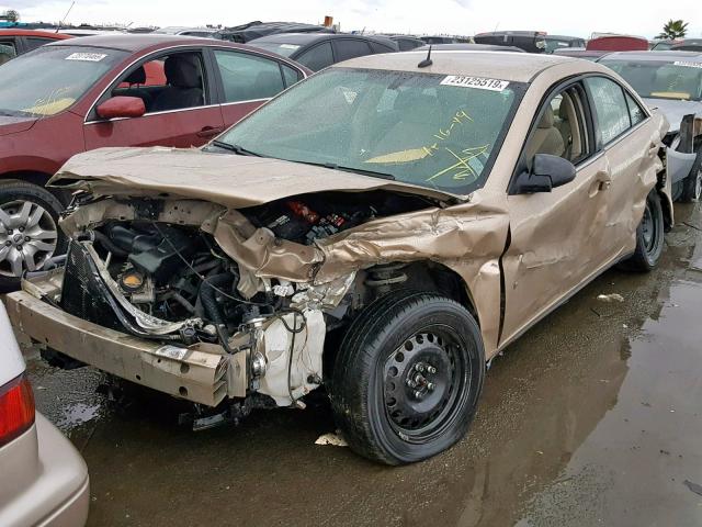 1G2ZF57BX84152547 - 2008 PONTIAC G6 VALUE L GOLD photo 2