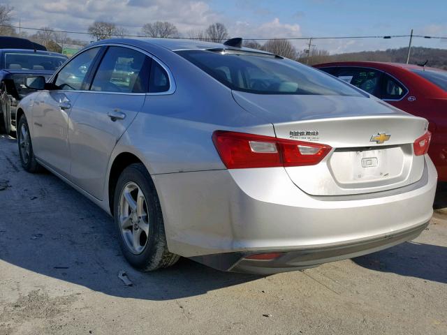 1G1ZB5ST3GF245106 - 2016 CHEVROLET MALIBU LS Gümüş foto 3