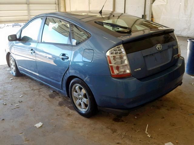 JTDKB20U167066767 - 2006 TOYOTA PRIUS BLUE photo 3