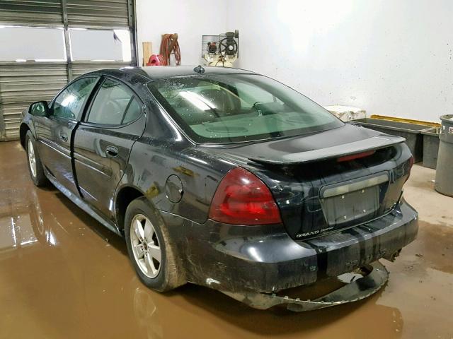 2G2WS542651173194 - 2005 PONTIAC GRAND PRIX BLACK photo 3