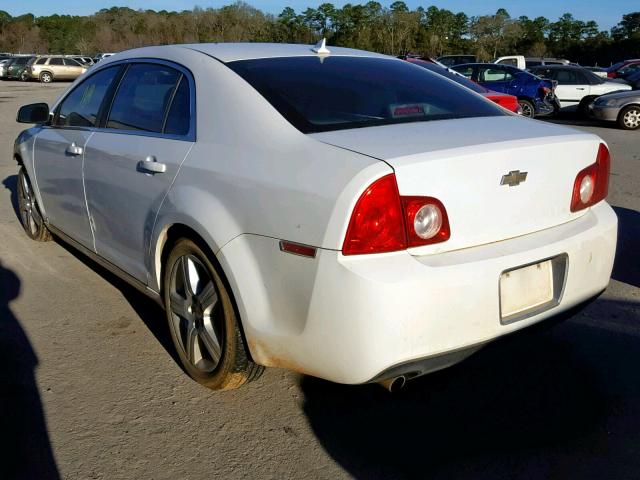 1G1ZH57B39F160154 - 2009 CHEVROLET MALIBU 1LT WHITE photo 3