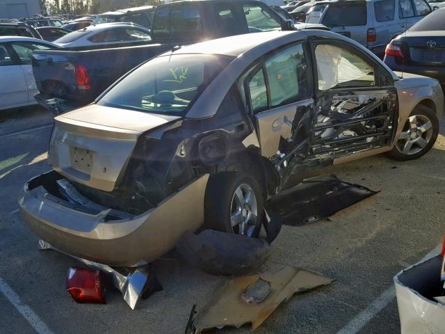 1G8AL58F17Z170336 - 2007 SATURN ION LEVEL GOLD photo 4