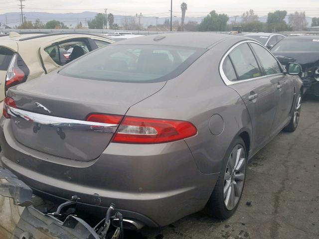 SAJWA0GB8BLR95483 - 2011 JAGUAR XF PREMIUM BROWN photo 4