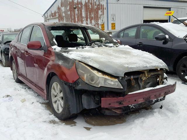 4S3BMCC65C3017278 - 2012 SUBARU LEGACY 2.5 BURGUNDY photo 1