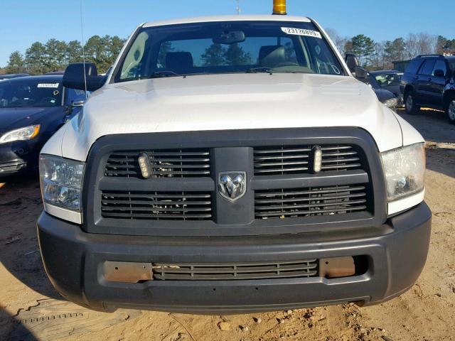 3C7WD4ATXCG280690 - 2012 DODGE RAM 2500 S WHITE photo 9