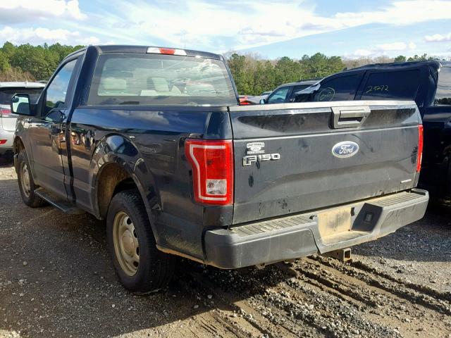 1FTMF1C81GFB44719 - 2016 FORD F150 BLACK photo 3