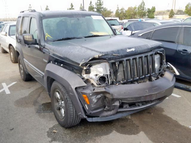 1J4PN3GK4AW148606 - 2010 JEEP LIBERTY RE BLACK photo 1