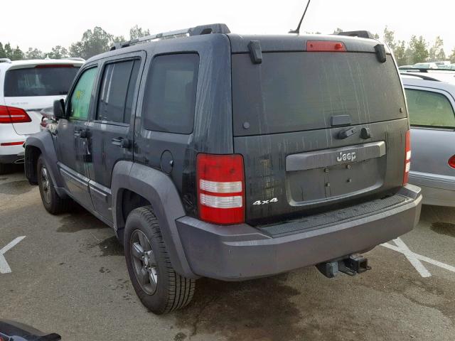 1J4PN3GK4AW148606 - 2010 JEEP LIBERTY RE BLACK photo 3