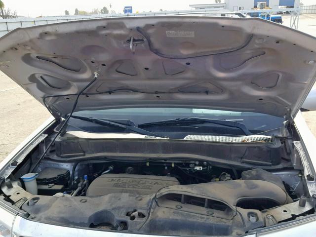 5FNYF3H99EB009133 - 2014 HONDA PILOT TOUR SILVER photo 7