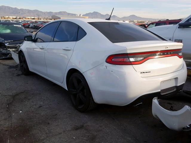 1C3CDFBB8FD266634 - 2015 DODGE DART SXT WHITE photo 3