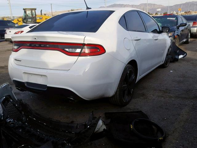 1C3CDFBB8FD266634 - 2015 DODGE DART SXT WHITE photo 4