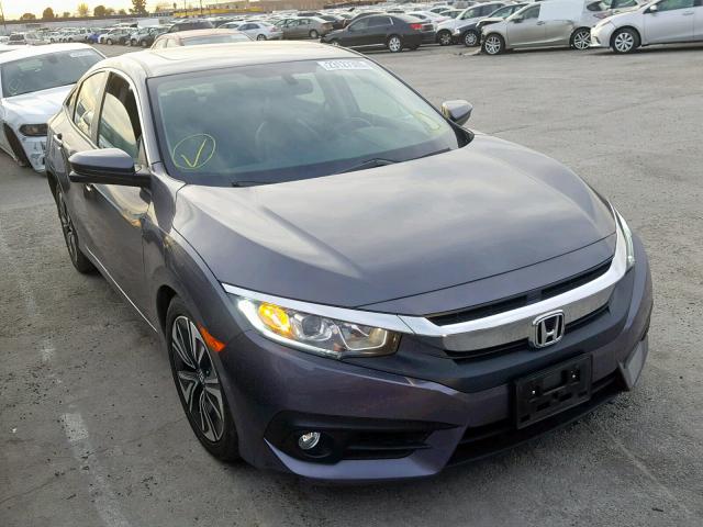 2HGFC1F76HH640668 - 2017 HONDA CIVIC EXL GRAY photo 1