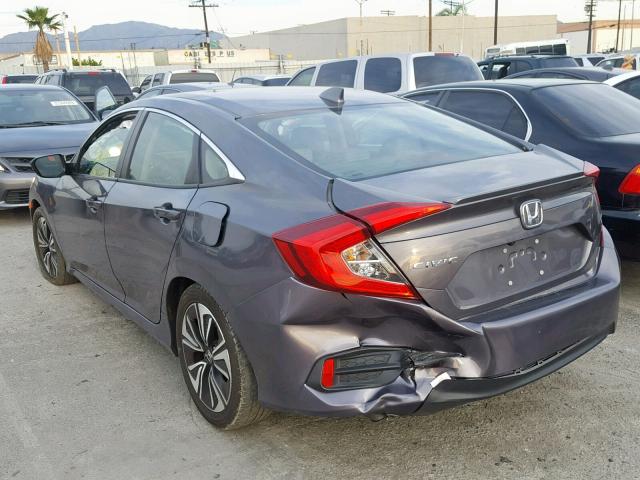 2HGFC1F76HH640668 - 2017 HONDA CIVIC EXL GRAY photo 3