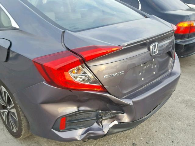 2HGFC1F76HH640668 - 2017 HONDA CIVIC EXL GRAY photo 9