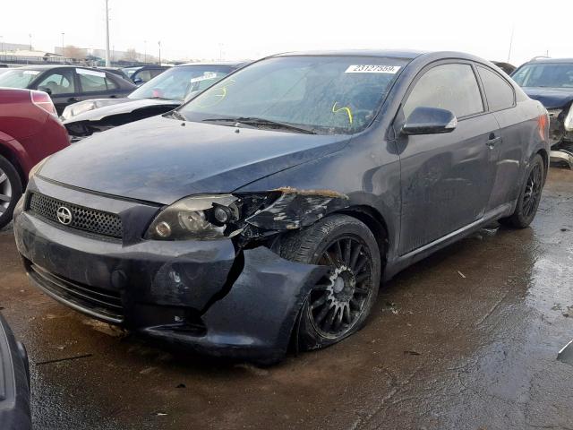 JTKDE167380242086 - 2008 TOYOTA SCION TC ნაცრისფერი ფოტო 2