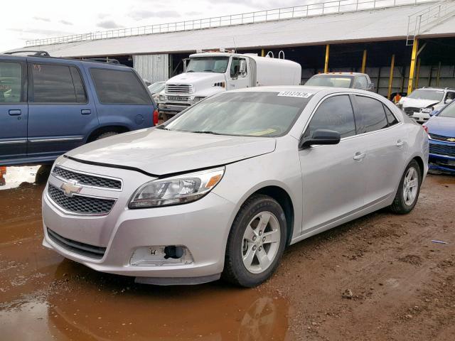 1G11B5SA8DF168031 - 2013 CHEVROLET MALIBU LS SILVER photo 2