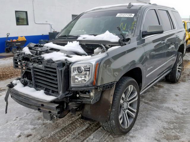 1GKS2CKJ7JR135763 - 2018 GMC YUKON DENA GRAY photo 2