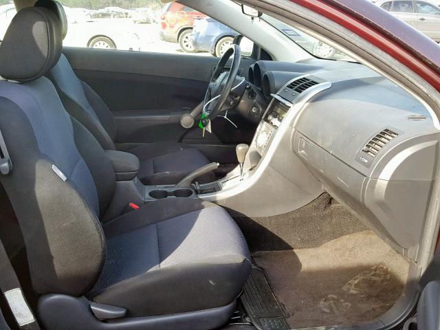 JTKDE167780251714 - 2008 TOYOTA SCION TC იასამნისფერი ფოტო 5