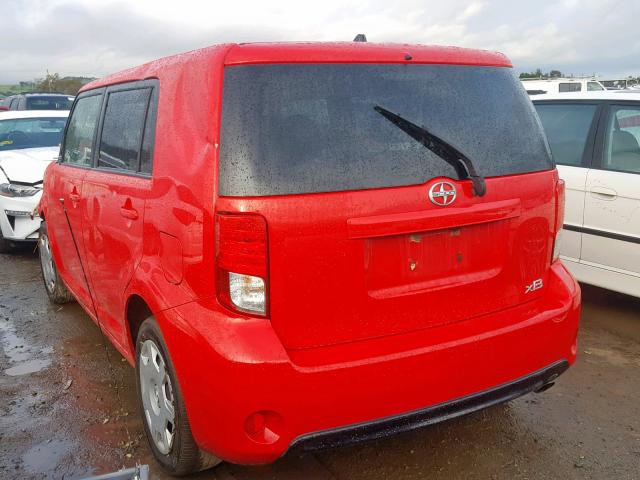 JTLZE4FE9EJ051618 - 2014 TOYOTA SCION XB RED photo 3