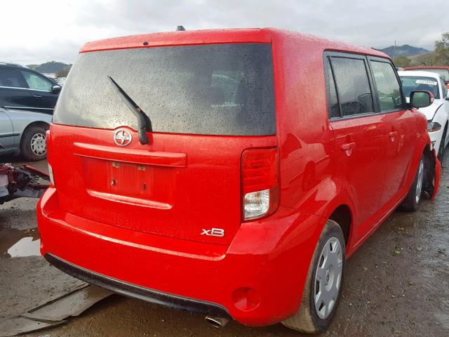 JTLZE4FE9EJ051618 - 2014 TOYOTA SCION XB RED photo 4