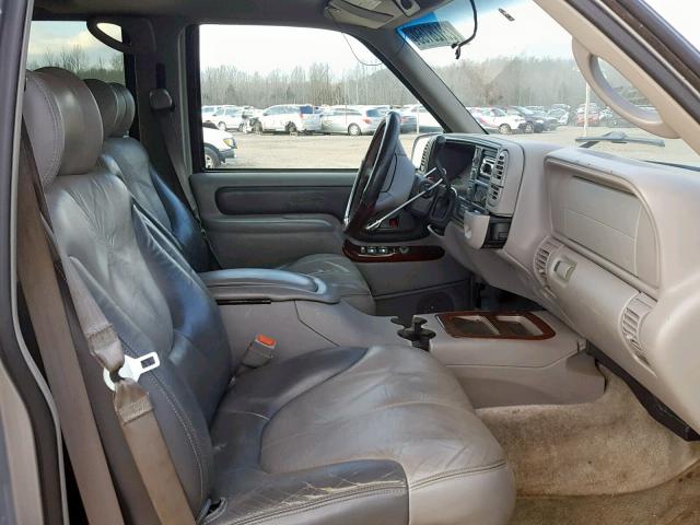 1GKEK13RXXR911446 - 1999 GMC YUKON GRAY photo 5