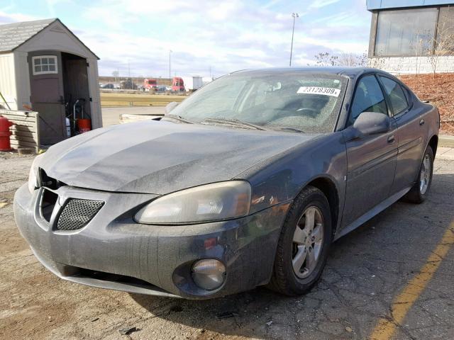 2G2WP552581194204 - 2008 PONTIAC GRAND PRIX GRAY photo 2