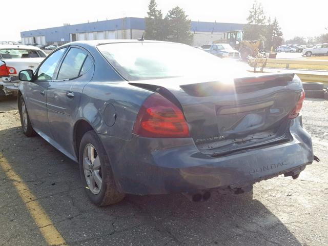 2G2WP552581194204 - 2008 PONTIAC GRAND PRIX GRAY photo 3