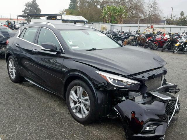 SJKCH5CPXJA046634 - 2018 INFINITI QX30 BASE BLACK photo 1