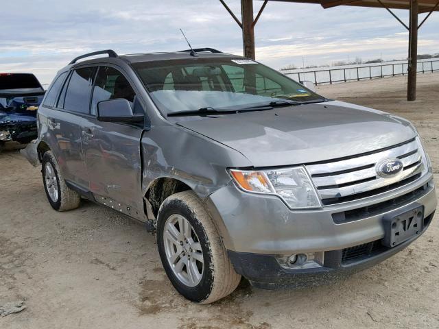 2FMDK38C88BA67589 - 2008 FORD EDGE SEL GRAY photo 1