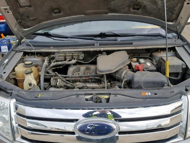 2FMDK38C88BA67589 - 2008 FORD EDGE SEL GRAY photo 7