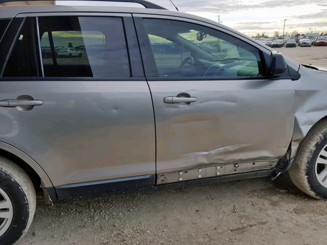 2FMDK38C88BA67589 - 2008 FORD EDGE SEL GRAY photo 9