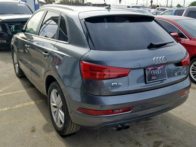 WA1BCCFS6JR011599 - 2018 AUDI Q3 PREMIUM GRAY photo 3