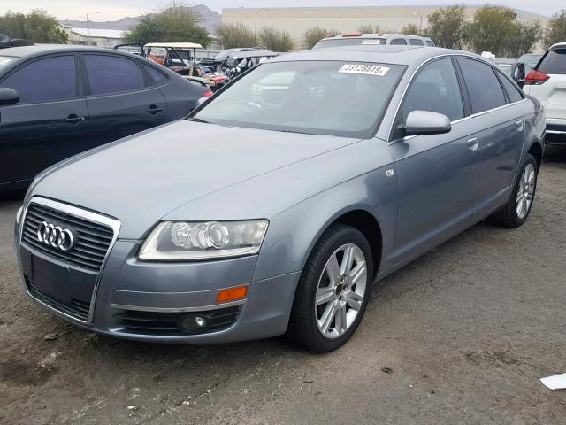 WAUAH74F27N027960 - 2007 AUDI A6 3.2 GRAY photo 2