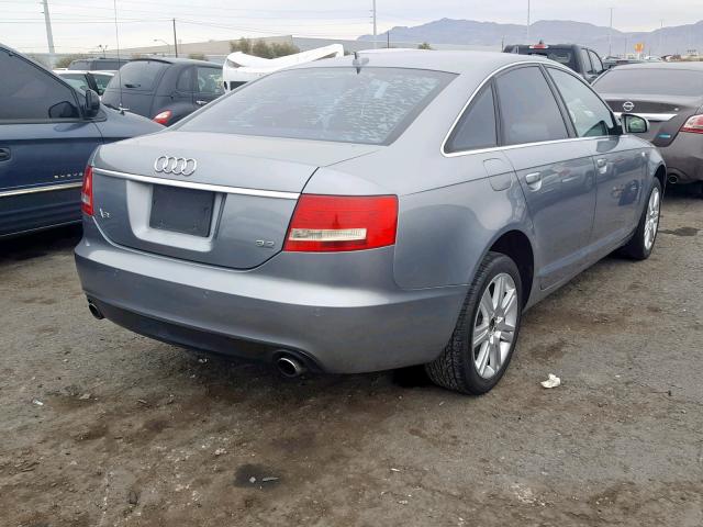 WAUAH74F27N027960 - 2007 AUDI A6 3.2 GRAY photo 4