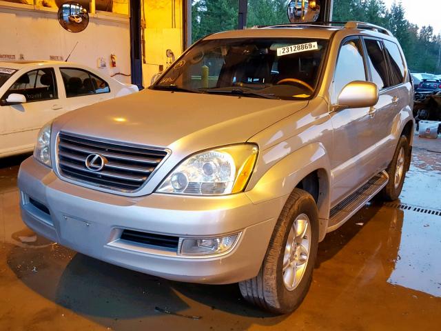 JTJBT20X740063320 - 2004 LEXUS GX 470 SILVER photo 2