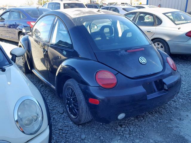 3VWBB61C2WM042641 - 1998 VOLKSWAGEN NEW BEETLE 黑色 照片 3
