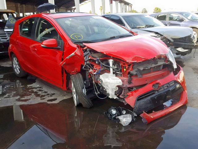 JTDKDTB32G1135572 - 2016 TOYOTA PRIUS C RED photo 1