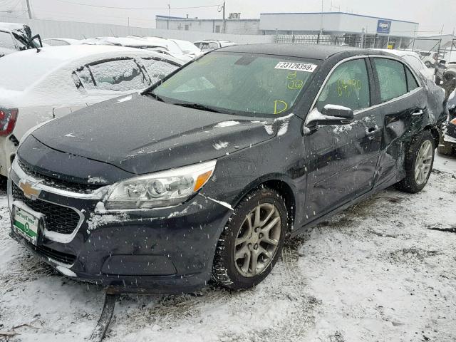 1G11C5SL3FF182484 - 2015 CHEVROLET MALIBU 1LT შავი ფოტო 2