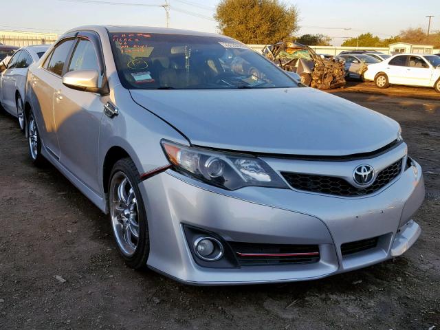 4T1BK1FK0CU010716 - 2012 TOYOTA CAMRY SE GRAY photo 1