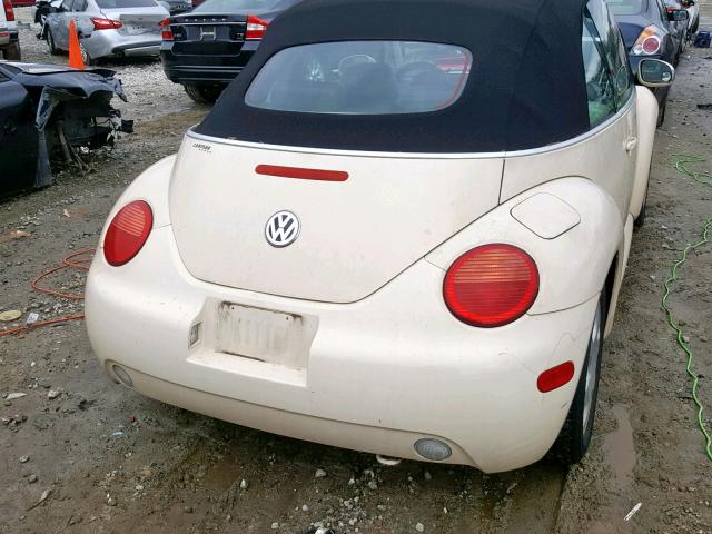 3VWCK21Y13M315007 - 2003 VOLKSWAGEN NEW BEETLE CREAM photo 9